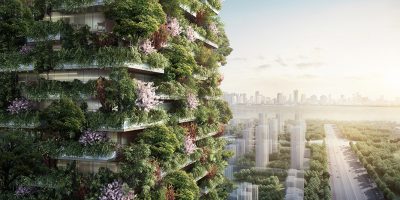 vertical forest green building environment