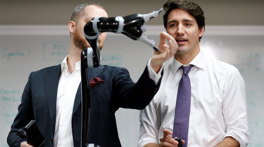canada prime minister justin trudeau robotics