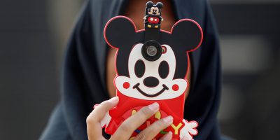Indonesia, mickey mouse, phone