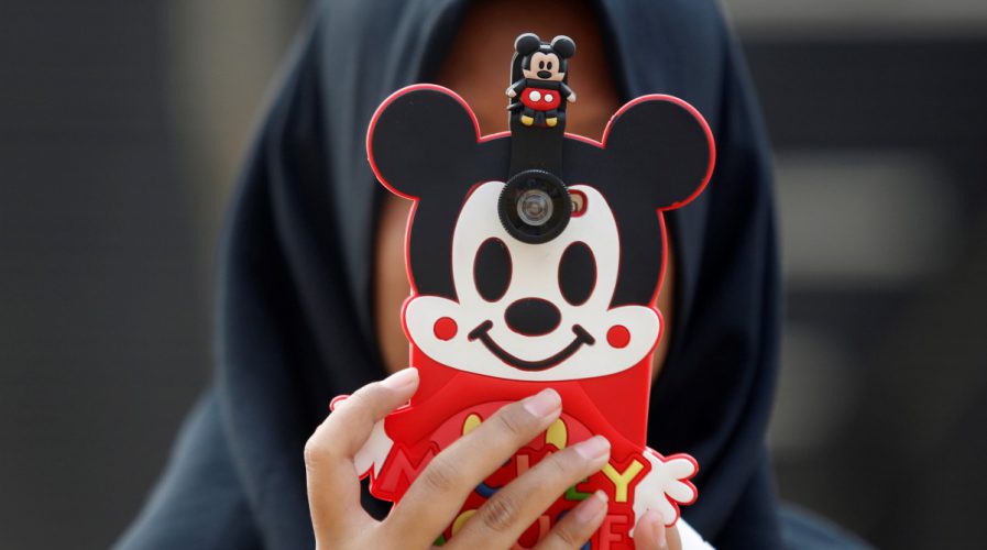 Indonesia, mickey mouse, phone