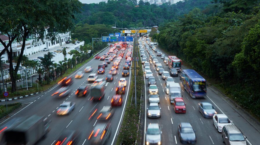 Kuala Lumpur, traffic jam