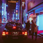 japan taxi cab ride