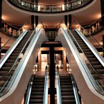 Escalators mall