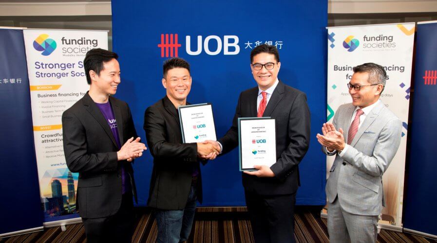 UOB and Funding Societies signed an agreement for partnership