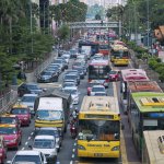 Singapore traffic jams