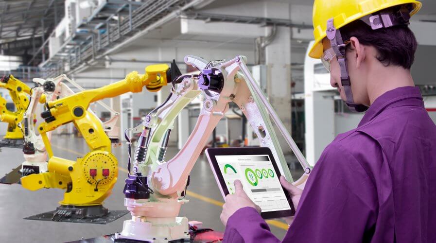 Swiss robotic giant ABB is build the "world’s most advanced, automated and flexible robotics factory - a cutting-edge center where robots make robots." Source: Shutterstock