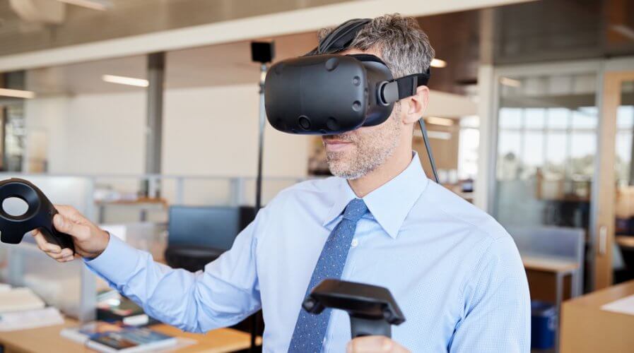 AR and VR are making heads turn in the office. Source: Shutterstock