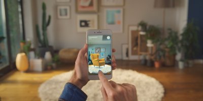 IKEA recently announced the launch of IKEA Place, an augmented reality app that lets people virtually place furniture in their home. Source: IKEA