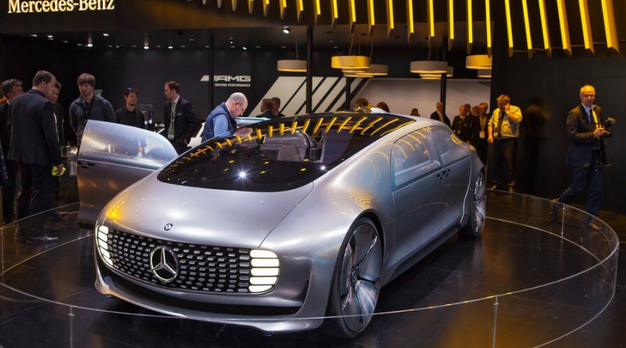 Mercedes isn't just building futuristic cars, they're enabling their human capital to transform their business. Source: Shutterstock