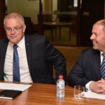Australian Prime Minister Scott Morrison has a great responsibility and role in the country's tech development. Source: Peter Parks / AFP