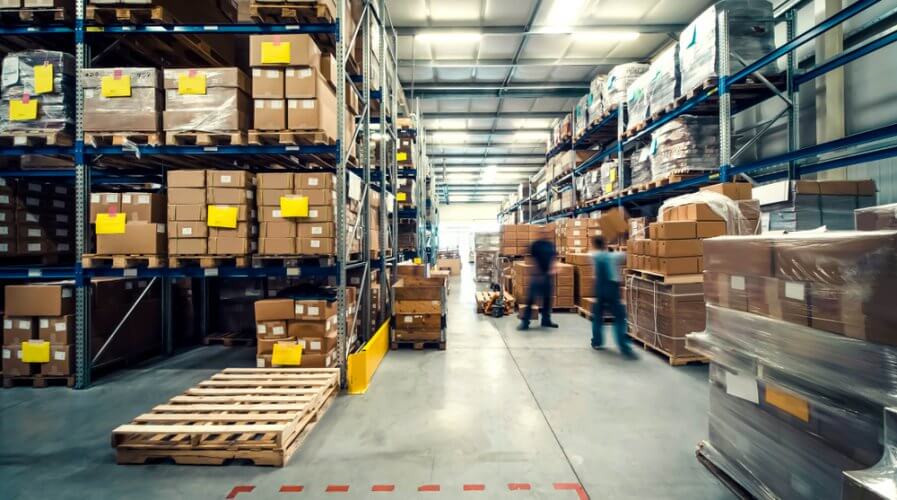 Hiccups on the warehouse floors will also impact the duration between the time of order and receipt. Source: Shutterstock