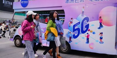 China makes progress with 5G but increases cyberthreats. Source: Shutterstock
