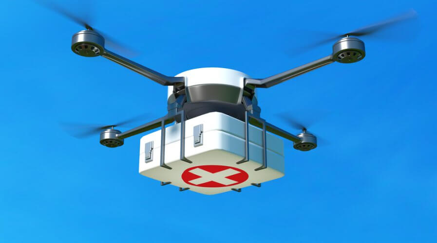 Drones are going to be delivering medicines soon. Source: Shutterstock