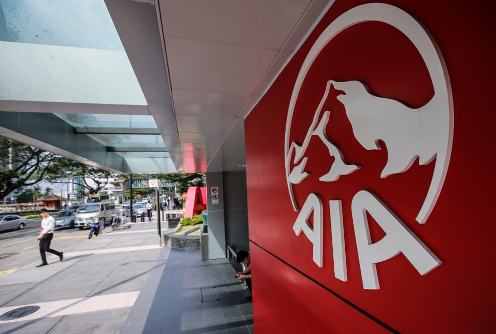 AIA is one of the largest insurance companies in the world. Source: Shutterstock