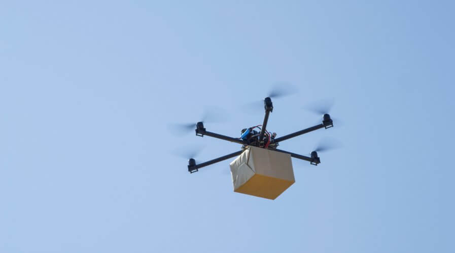 Drones are set to deliver blood samples and chemo kits in the UK. Source: Shutterstock.