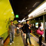Commuters waiting for the train in hong Kong's Mong Kok station during rush hour. Source: Shutterstock.