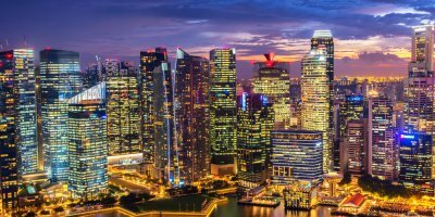 Singapore's business district, the most prepared in Asia Pacific when it comes to cyber threats