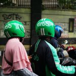 Grab delivery drivers