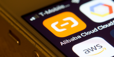 Alibaba Cloud mobile app icon closeup. Alibaba Cloud, also known as Aliyun, is a Chinese cloud computing company, a subsidiary of Alibaba Group.