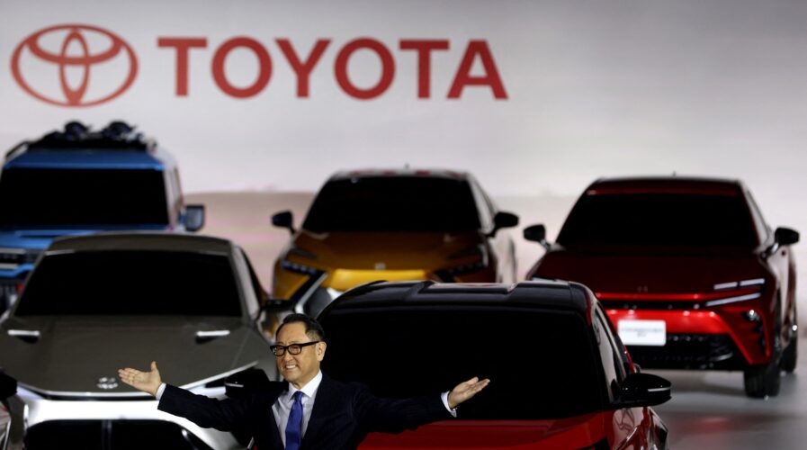 Toyota has a $35 billion electric vehicle target.