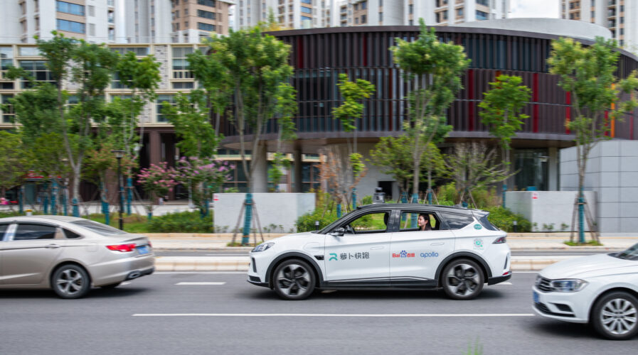 The first full driverless taxis in China will come from Baidu
