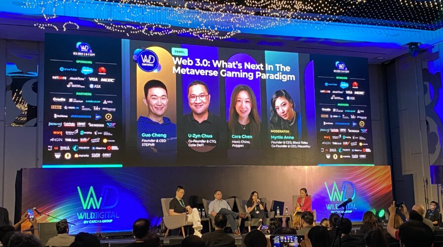 Cora Chen, Head of China at Polygon, Guo Cheng, Founder & CEO at StepVR, and U-Zyn Chua, Co-Founder & CTO at Cake DeFi, talk about the metaverse gaming paradigm of the future.