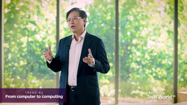 Lenovo Chairman and CEO, Yuanqing Yang at Tech World