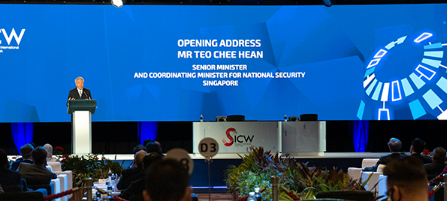 Teo Chee Hean, Senior Minister and Coordinating Minister for National Security, Singapore, addresses the state of cyber resilience at SICW.