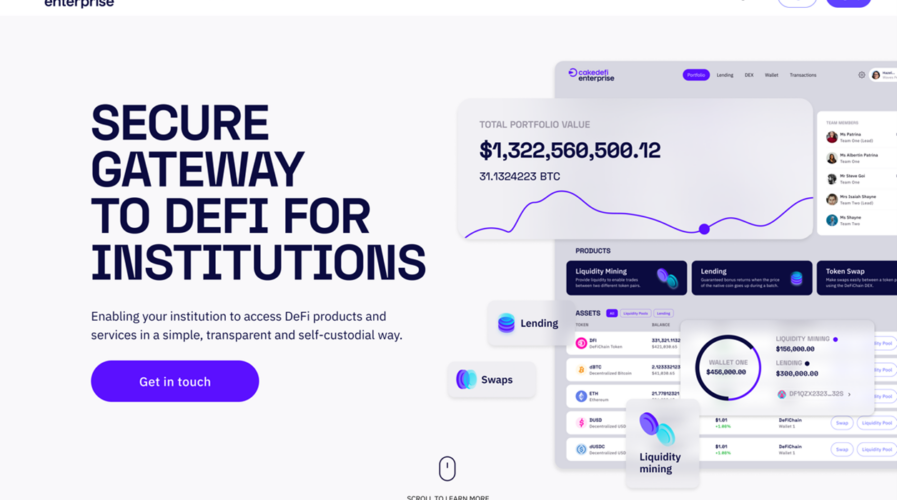 Cake DeFi powering the future of DeFi with a new enterprise-grade solution for institutions