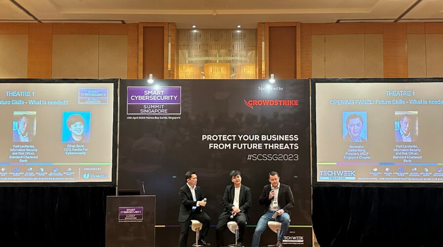 Discussing future skills at the Smart Cybersecurity Summit Singapore