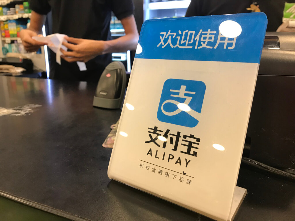 Payment using Alipay in Sabah, Malaysia.Source: Shutterstock