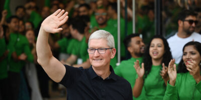 For Apple, India will likely be a significant driver of its revenue and installed-based growth in the next five years. Source: AFP