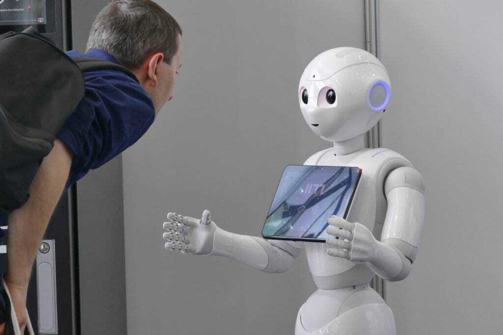 Softbank Robotics' Pepper is one of the many types of robots that is designed for people.