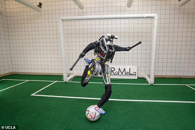 AI robots are involved in football as well.