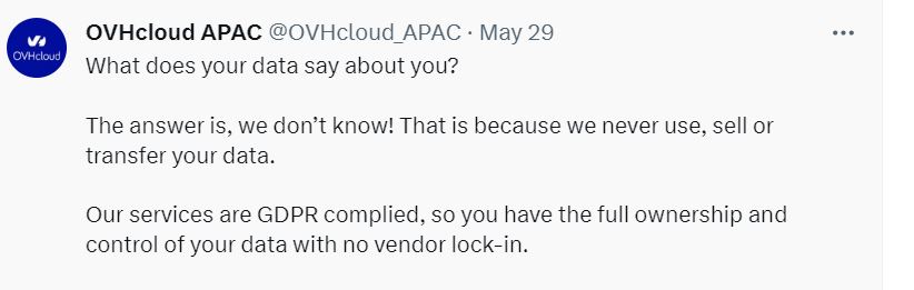 cloud transparency in APAC.