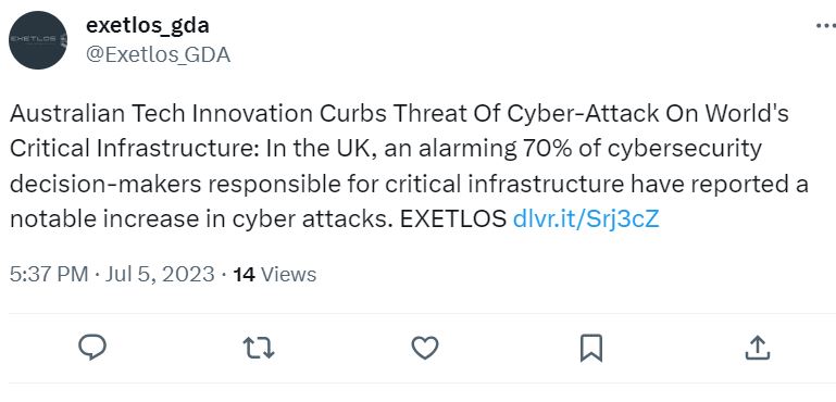 Attacks on critical infrastructure is on the rise. 