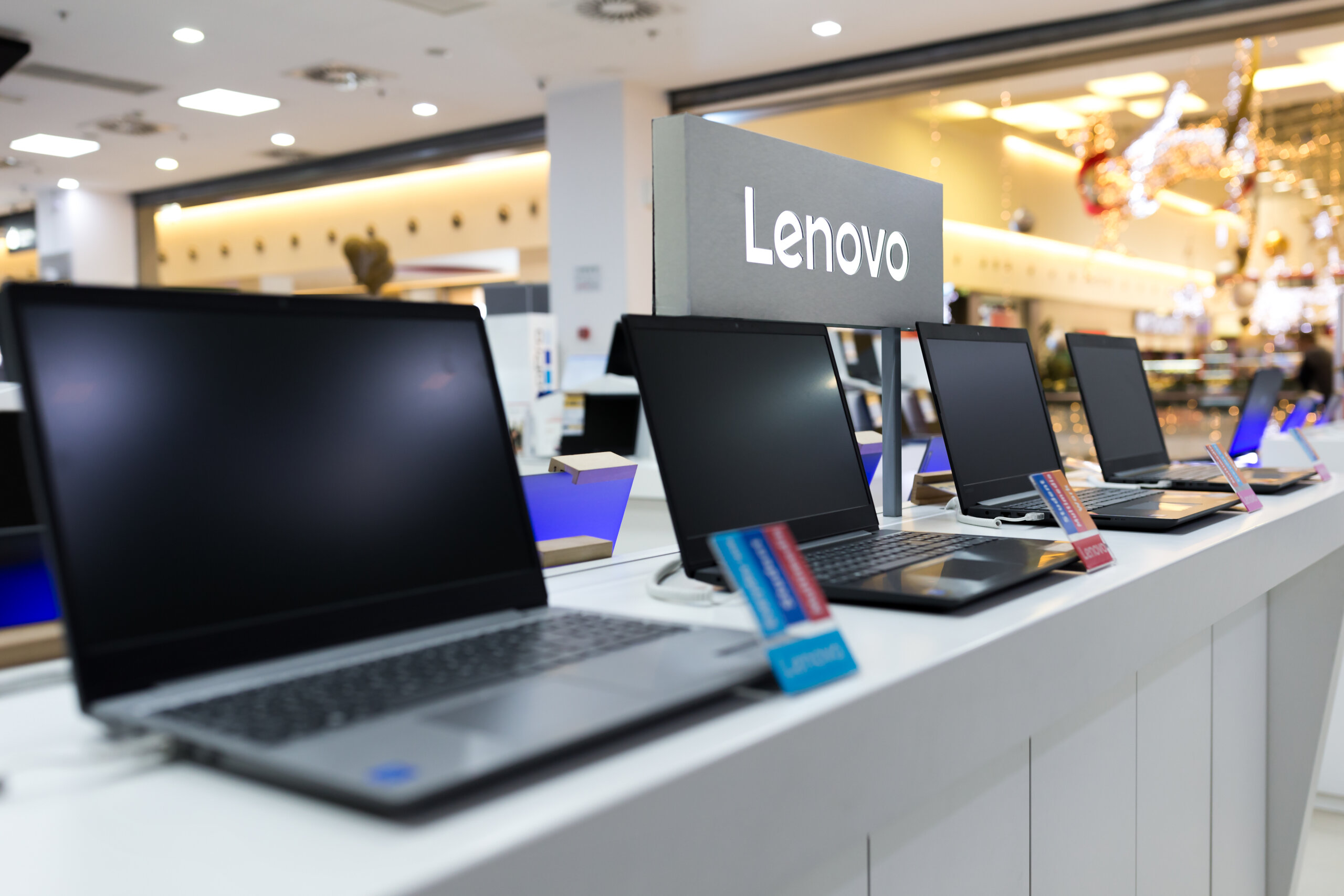 Lenovo said the unusual action of clearing inventory weakened profitability for its central business unit. Source: Shutterstock