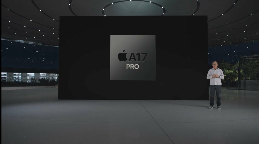 Apple introduces the A17 Pro.