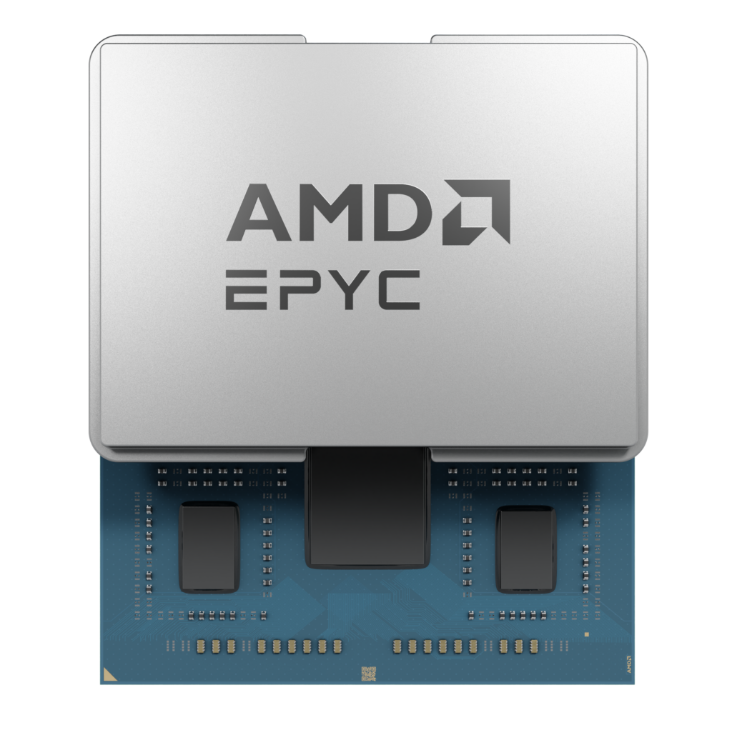 AMD EPYC 8004 series processor half delidded - cpu comparison.