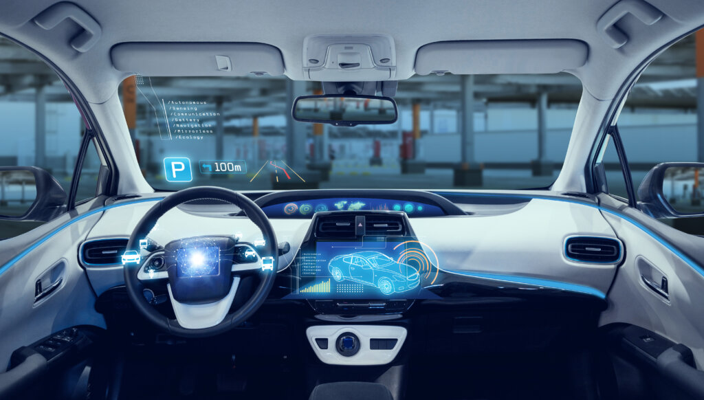 Tech companies are working with vehicle manufacturers to improve AI in cars. 
