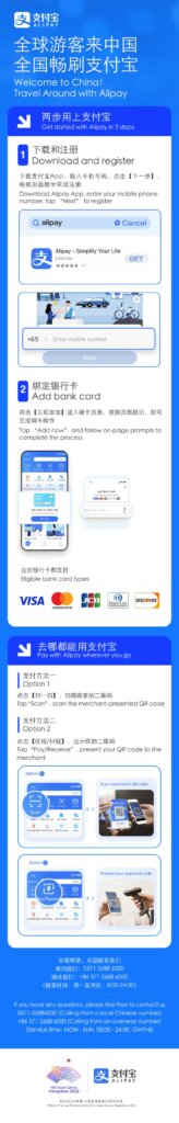 A screenshot of the international version of the Alipay App. (Source - Alipay) 