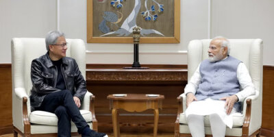 ndian Prime Minister Narendra Modi met with NVIDIA founder and CEO Jensen Huang on September 4, 2023. Source: Nvidia
