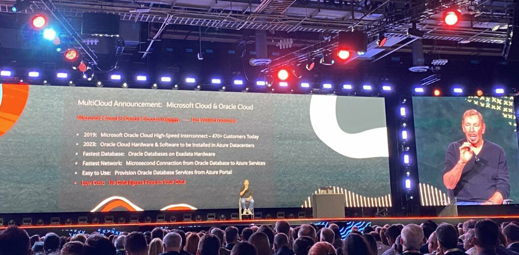 Oracle CloudWorld 2023: Oracle and Microsoft believe that clouds should be open and interconnected, not isolated.