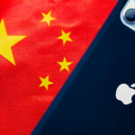 China has expanded bans on using Apple’s iPhones and other foreign smartphones in government buildings or work. Source: Shutterstock