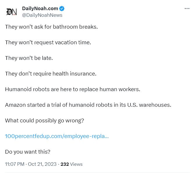 Would you trust robot workers? 