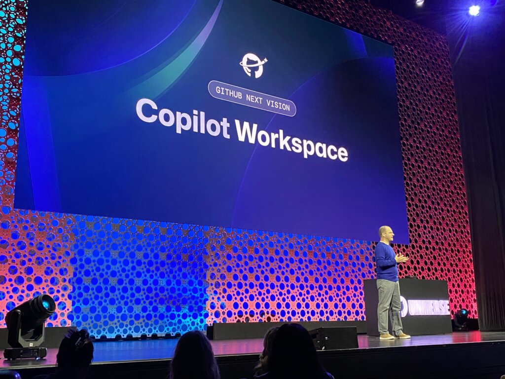 The Copilot Workspace is coming in 2024.