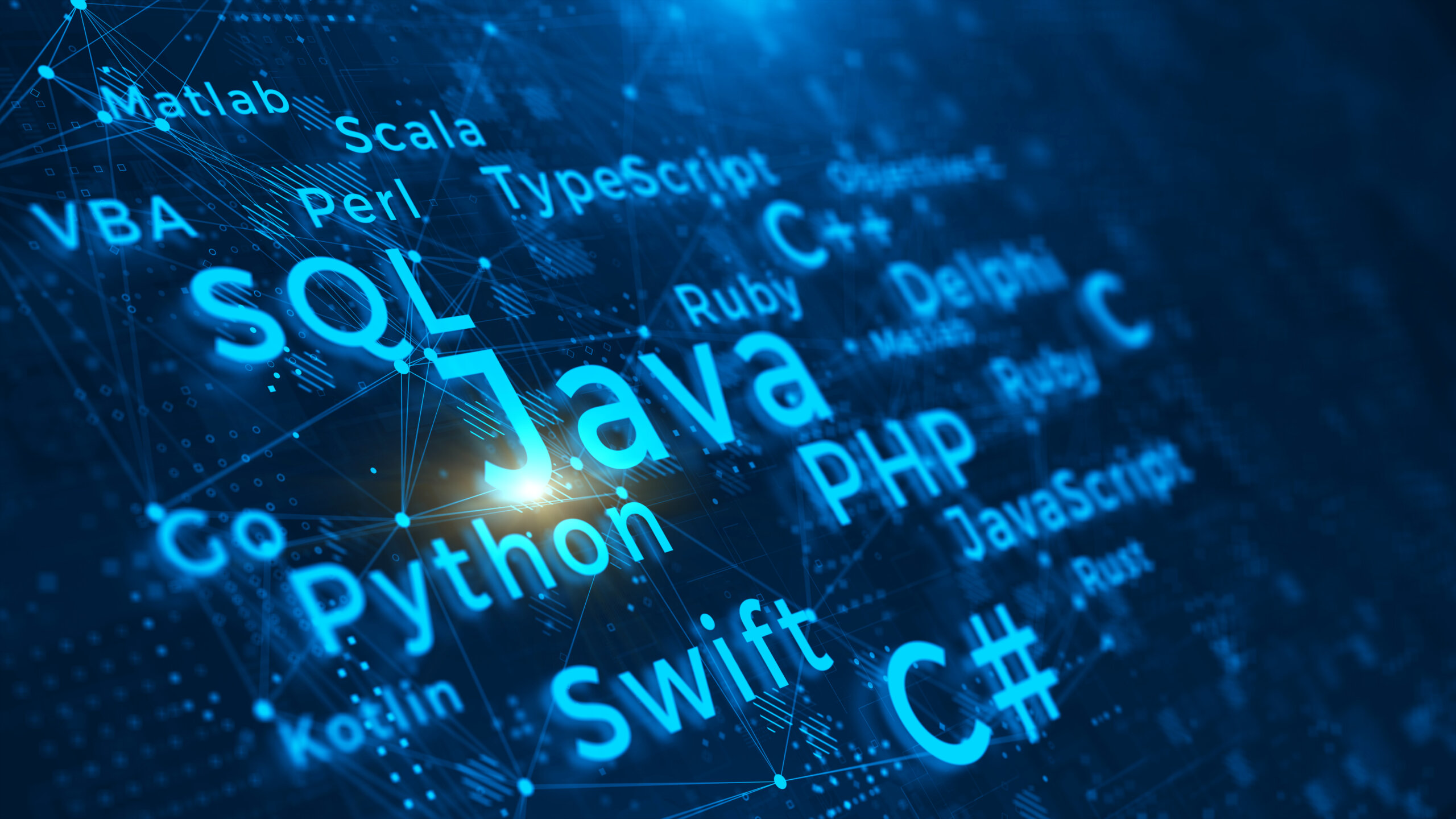 The use of programming languages varies depending on the context and purpose.