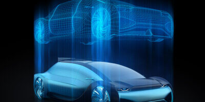 Virtual twin is revolutionary to automotive design.