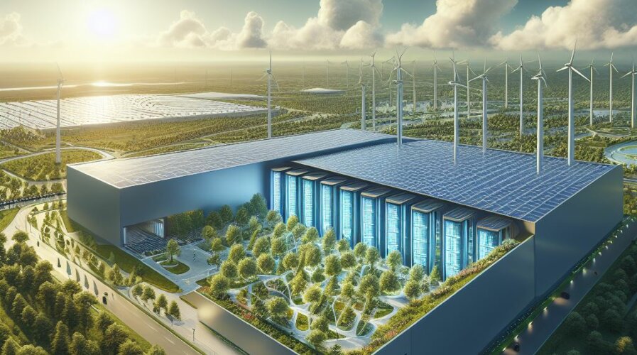 How can data centers measure sustainability? (Image generated by AI)