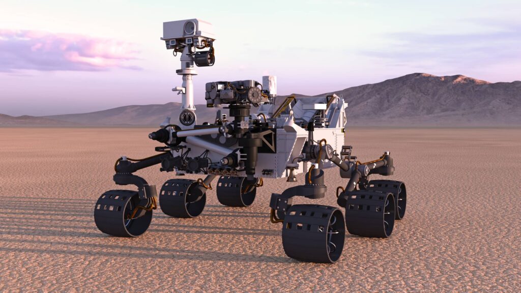 Mars Rover to illustrate autonomour robotics article.